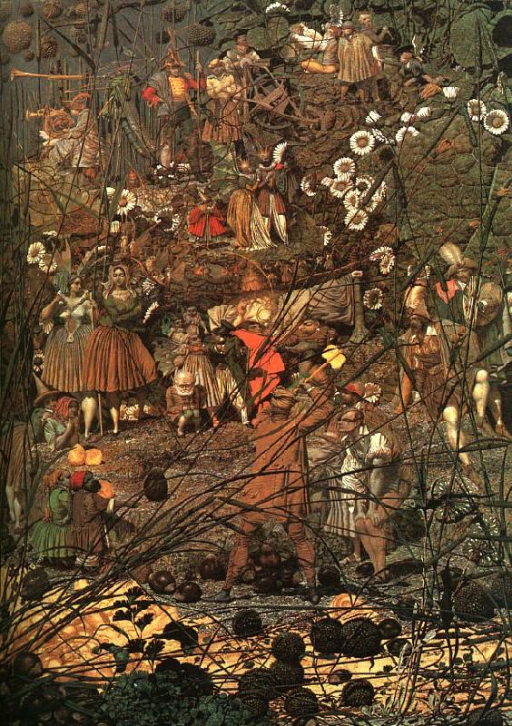 Richard  Dadd The Fairy Teller's Masterstroke oil painting picture